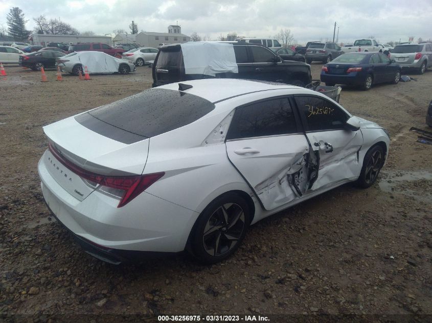 2021 HYUNDAI ELANTRA LIMITED - 5NPLP4AG5MH028476