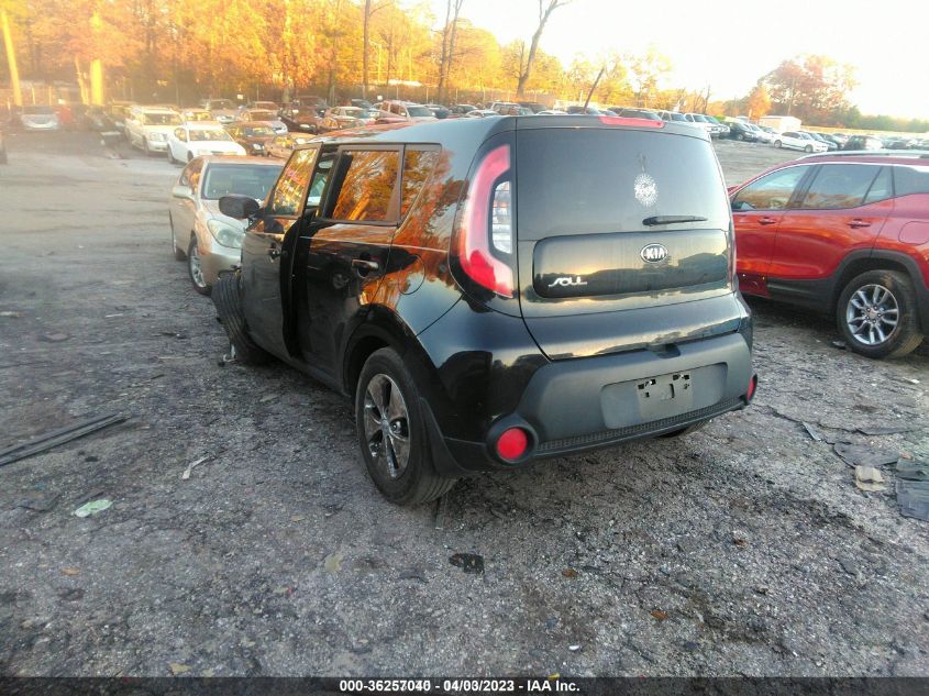 2015 KIA SOUL BASE - KNDJN2A21F7801215