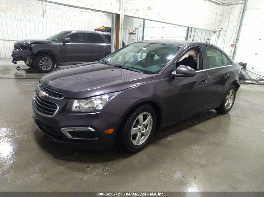 2015 CHEVROLET CRUZE LT - 1G1PC5SB6F7268853