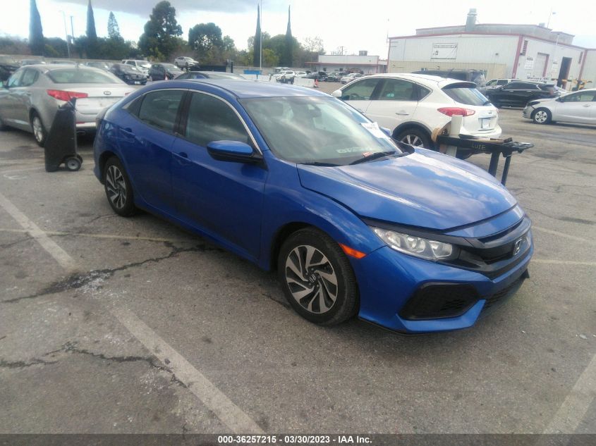 2017 HONDA CIVIC HATCHBACK LX - SHHFK7H21HU405377