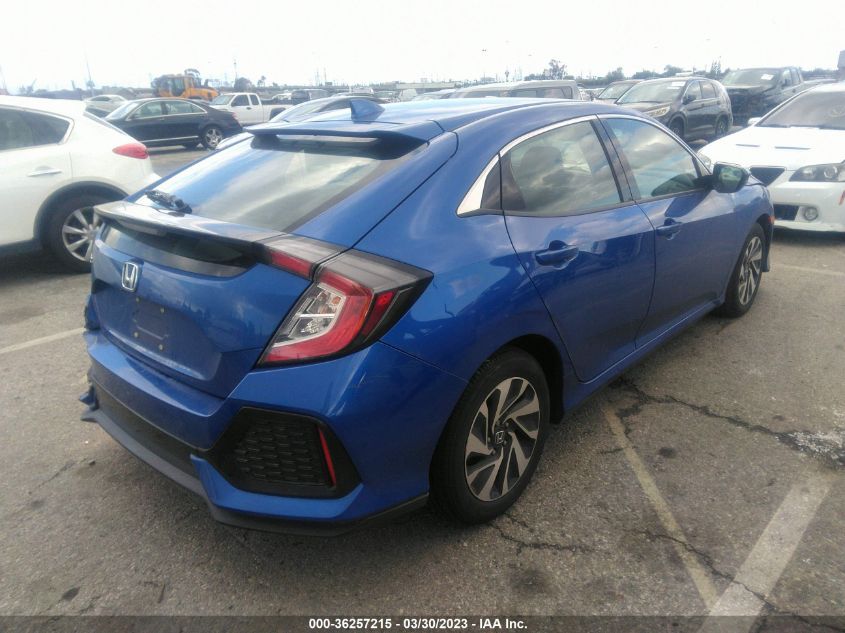 2017 HONDA CIVIC HATCHBACK LX - SHHFK7H21HU405377