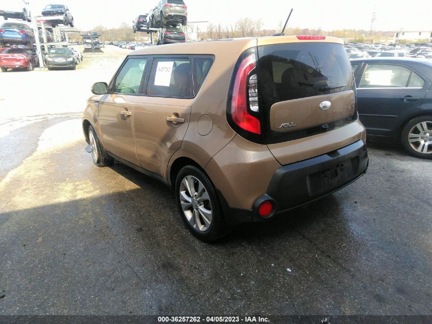 2014 KIA SOUL + - KNDJP3A59E7047957