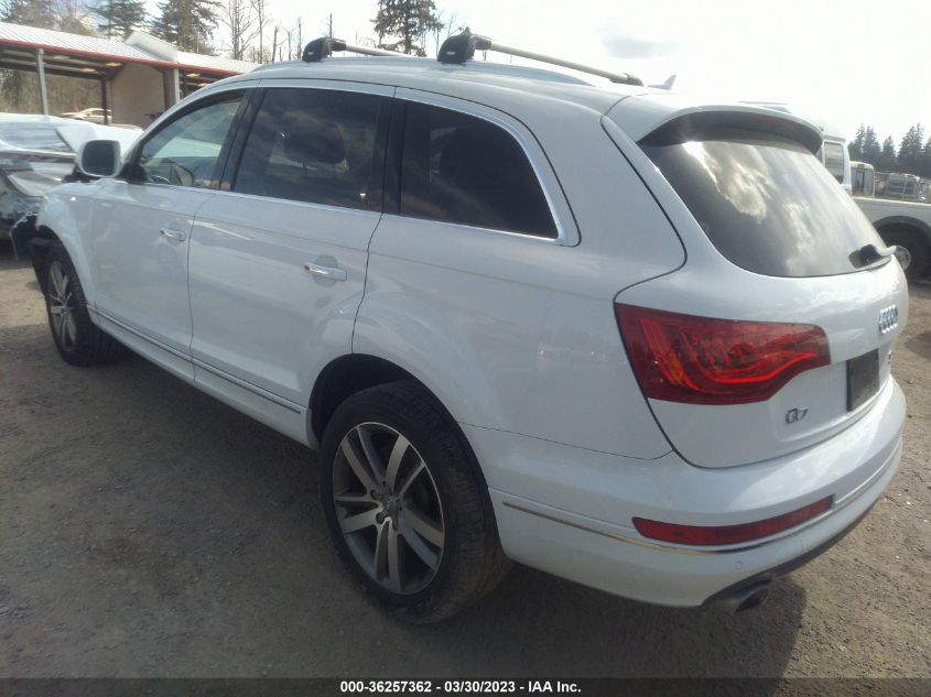 2015 AUDI Q7 3.0L TDI PROGRESSIV - WA1CMCFEXFD011024
