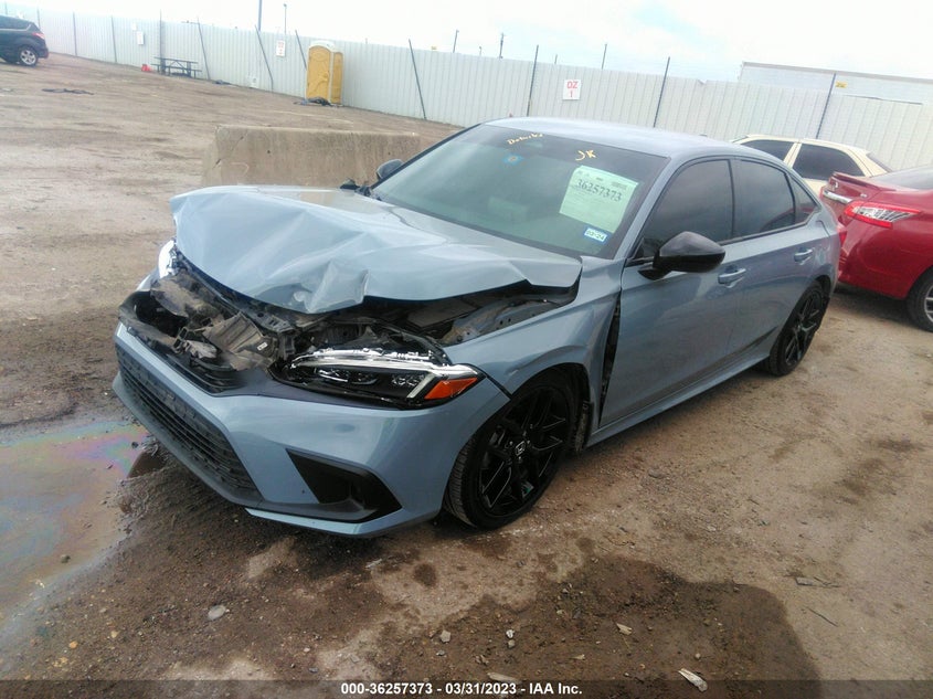 VIN 2HGFE2F57NH573122 2022 HONDA CIVIC SEDAN SPORT