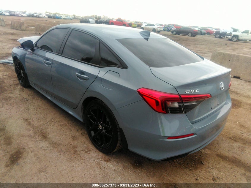 VIN 2HGFE2F57NH573122 2022 HONDA CIVIC SEDAN SPORT