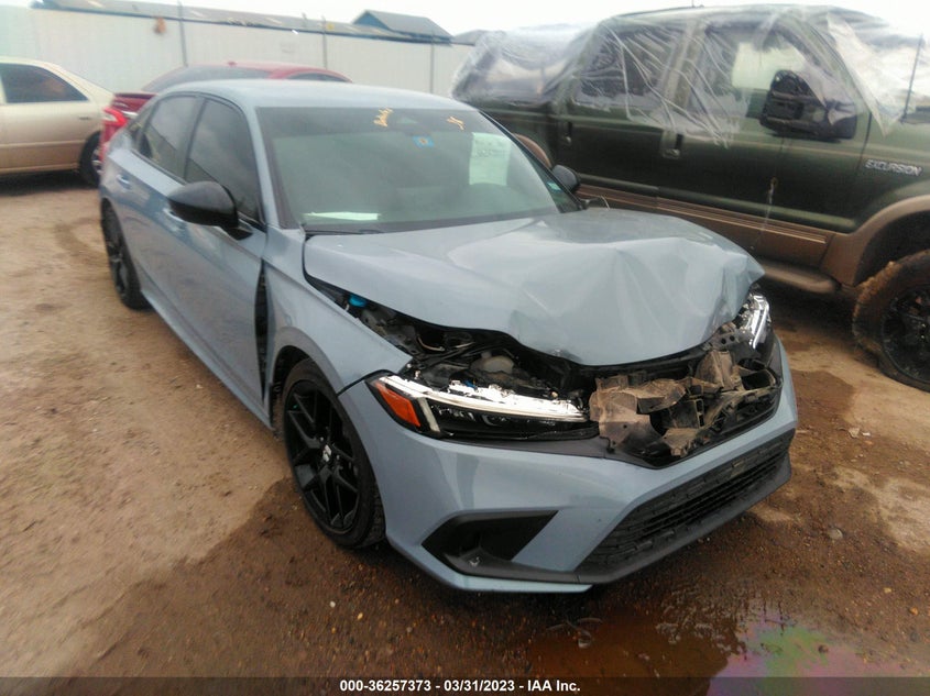 VIN 2HGFE2F57NH573122 2022 HONDA CIVIC SEDAN SPORT