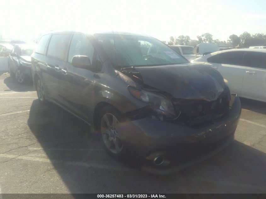 2013 TOYOTA SIENNA SE - 5TDXK3DC0DS402750