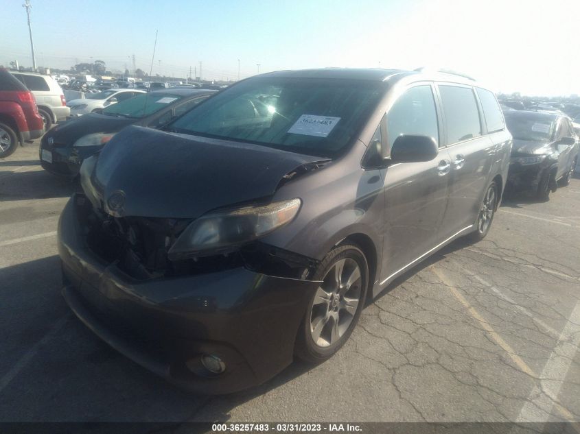 2013 TOYOTA SIENNA SE - 5TDXK3DC0DS402750