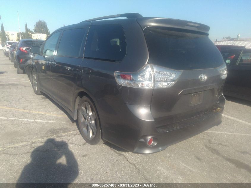 2013 TOYOTA SIENNA SE - 5TDXK3DC0DS402750