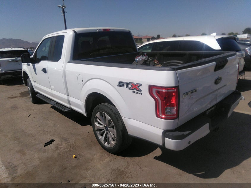 VIN 1FTEX1EPXHFA92093 2017 FORD F-150 XL/XLT/LARIAT