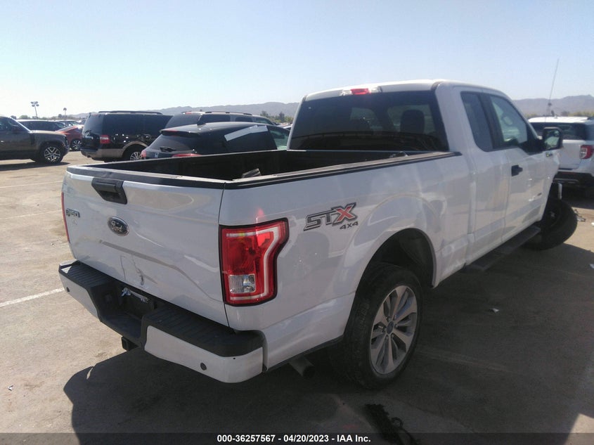 VIN 1FTEX1EPXHFA92093 2017 FORD F-150 XL/XLT/LARIAT