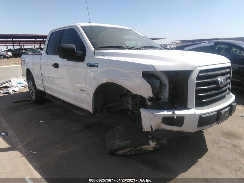 VIN 1FTEX1EPXHFA92093 2017 FORD F-150 XL/XLT/LARIAT