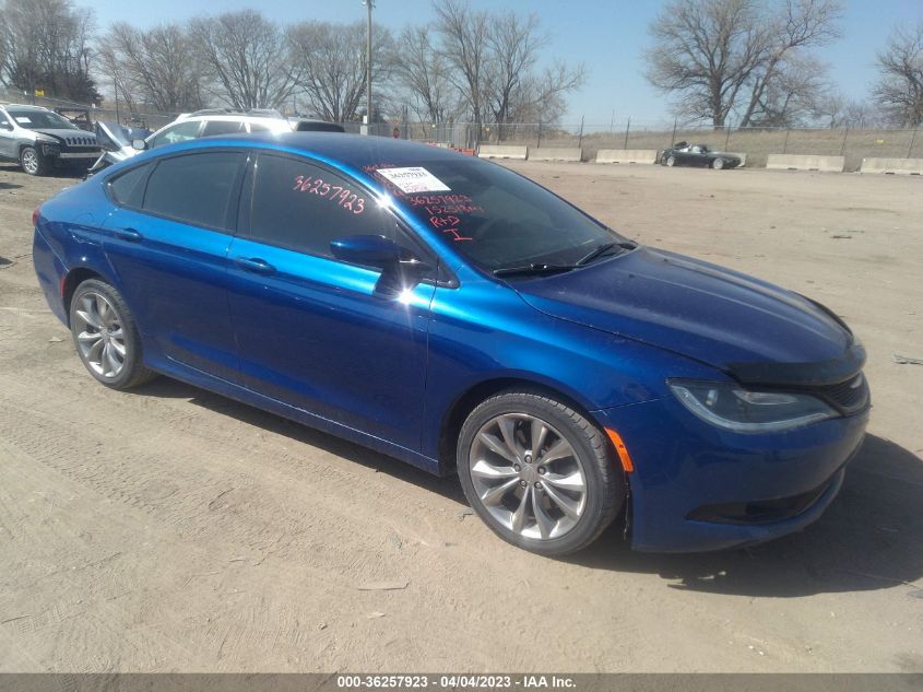 2015 CHRYSLER 200 S - 1C3CCCDG9FN601565