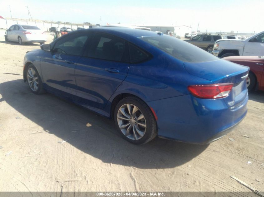 2015 CHRYSLER 200 S - 1C3CCCDG9FN601565