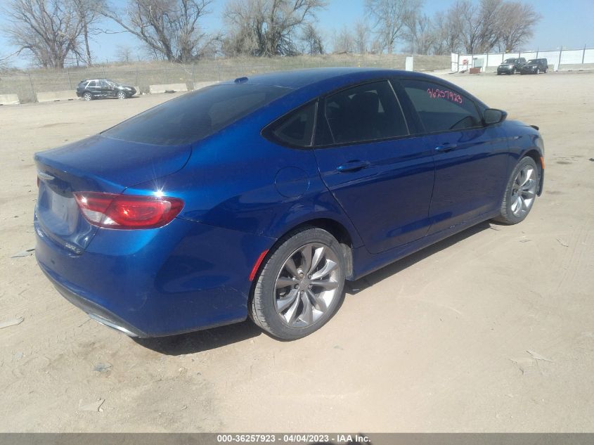 2015 CHRYSLER 200 S - 1C3CCCDG9FN601565