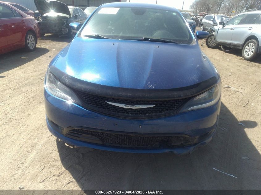 2015 CHRYSLER 200 S - 1C3CCCDG9FN601565