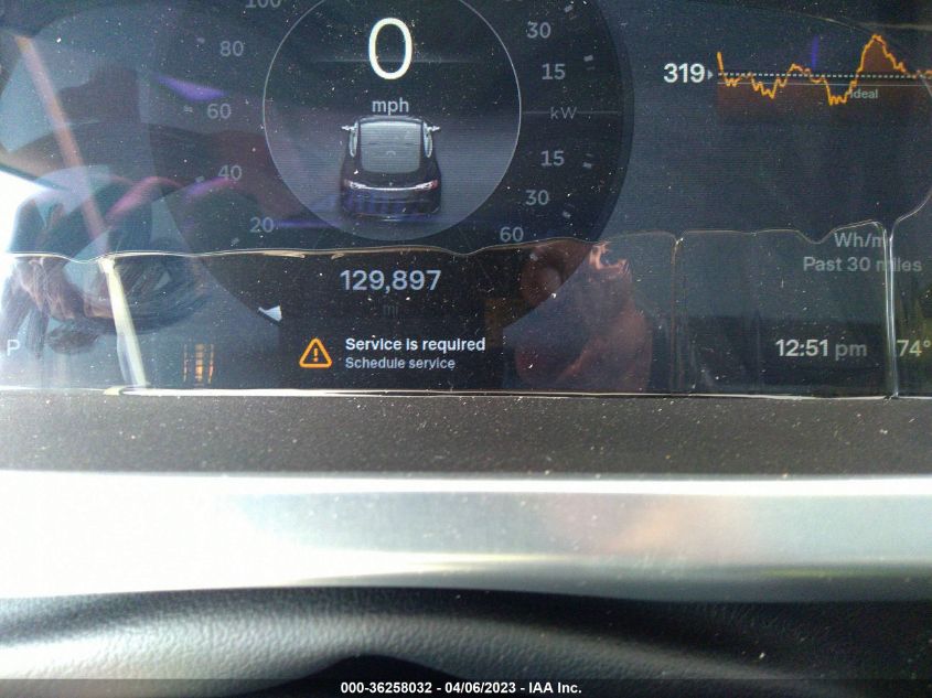 2013 TESLA MODEL S - 5YJSA1DG6DFP11096