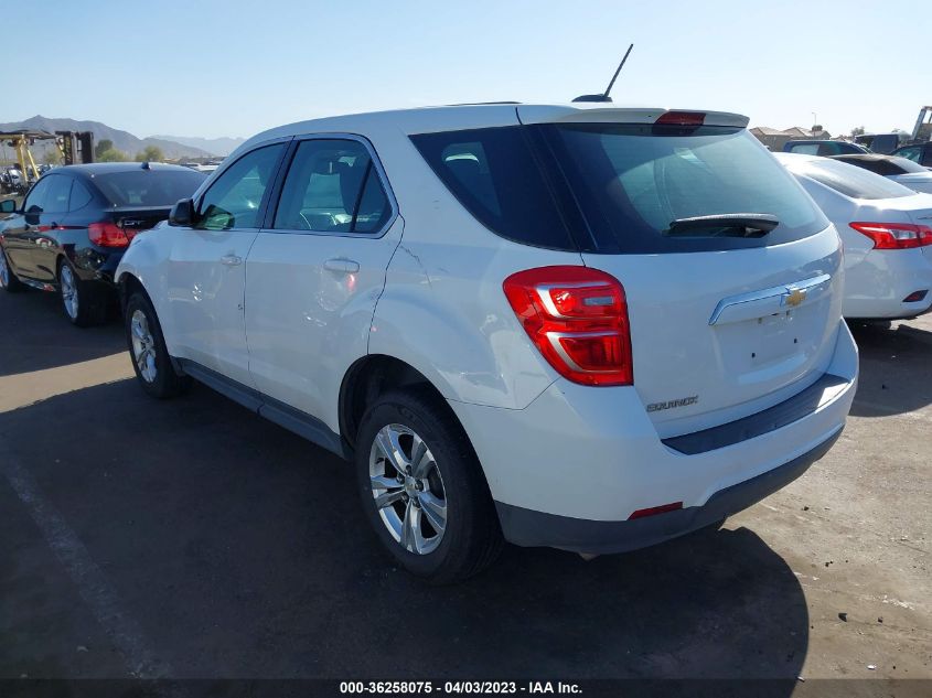 2017 CHEVROLET EQUINOX LS - 2GNALBEK1H1553538