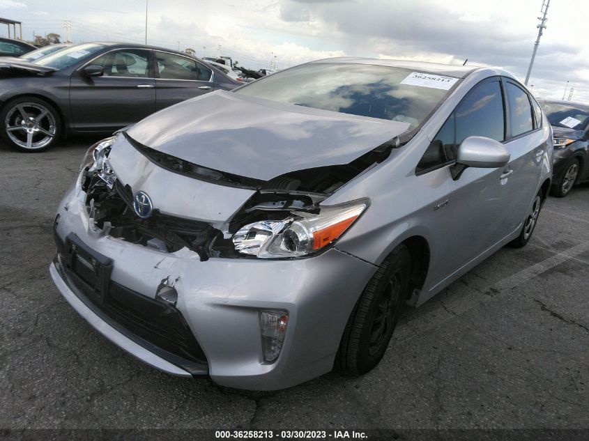 2015 TOYOTA PRIUS FOUR - JTDKN3DU2F0447396