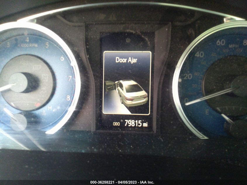 2016 TOYOTA CAMRY XLE/SE/LE/XSE - 4T1BF1FK8GU120214