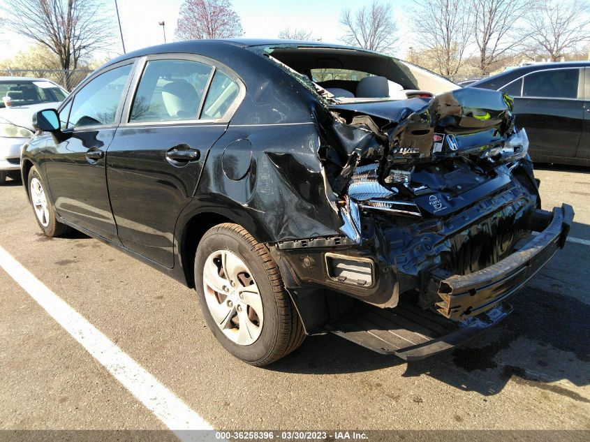 2013 HONDA CIVIC SDN LX - 19XFB2F54DE227675