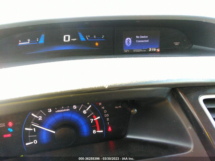 2013 HONDA CIVIC SDN LX - 19XFB2F54DE227675