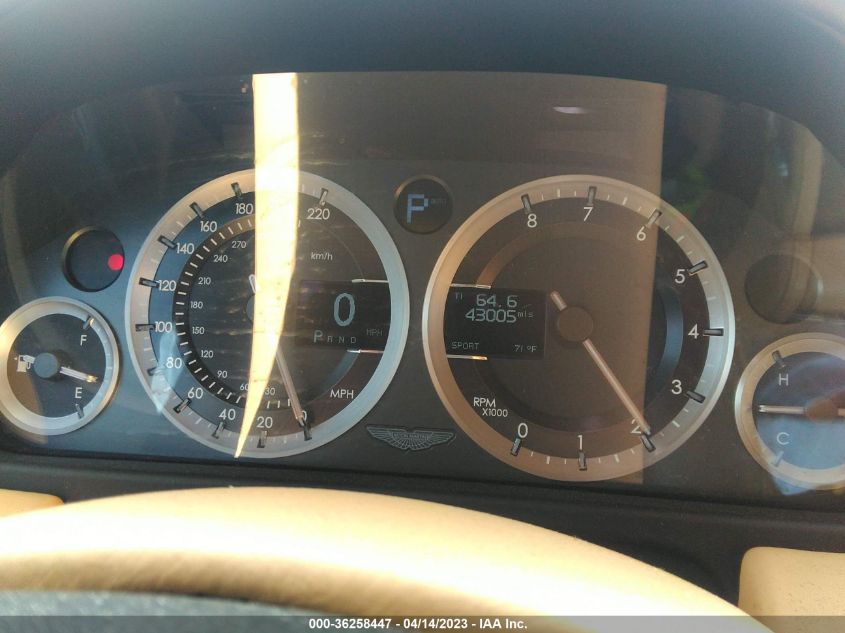 2014 ASTON MARTIN RAPIDE S SCFHDDATXEGF03772