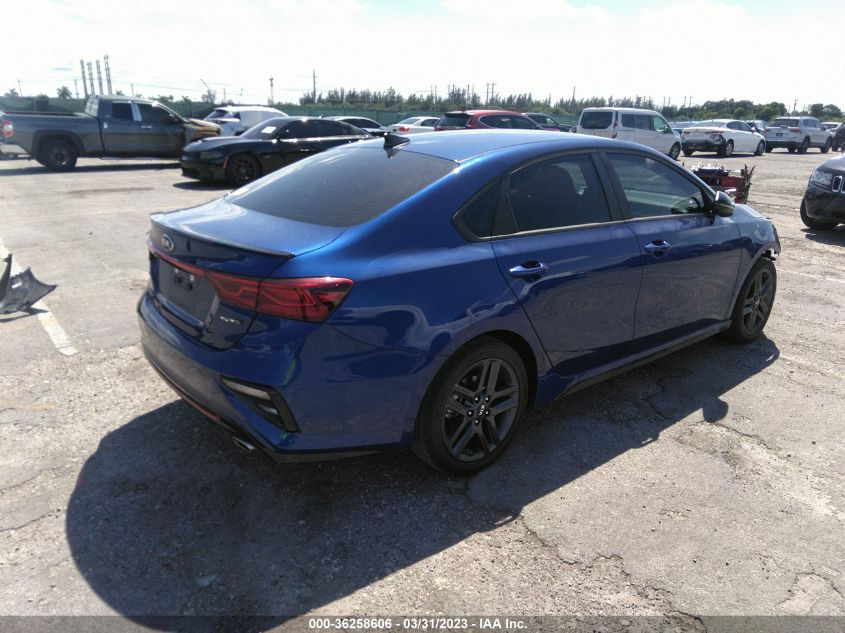 2021 KIA FORTE GT-LINE - 3KPF34AD9ME300532