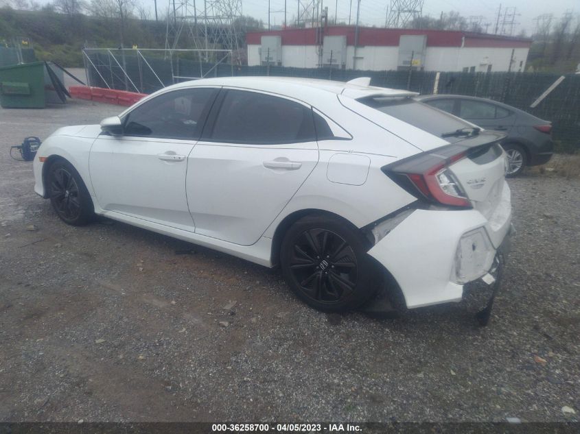 2019 HONDA CIVIC HATCHBACK EX-L NAVI - SHHFK7H88KU422074