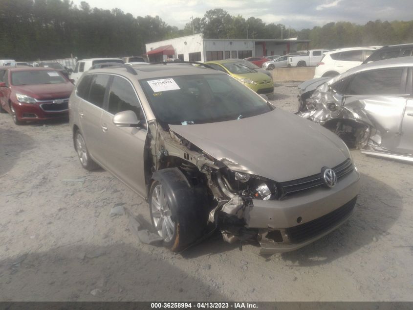 2014 VOLKSWAGEN JETTA SPORTWAGEN TDI W/SUNROOF & NAV - 3VWML7AJ8EM615213