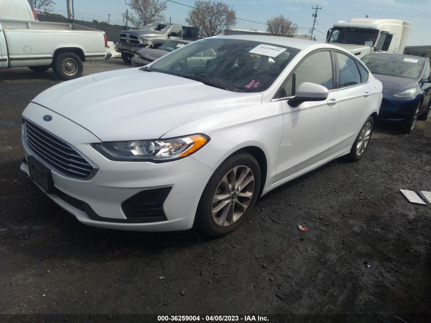 2019 FORD FUSION SE - 3FA6P0H77KR210255