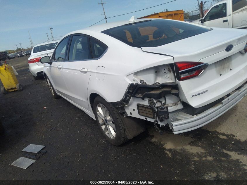 2019 FORD FUSION SE - 3FA6P0H77KR210255