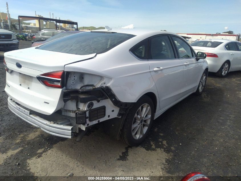 2019 FORD FUSION SE - 3FA6P0H77KR210255