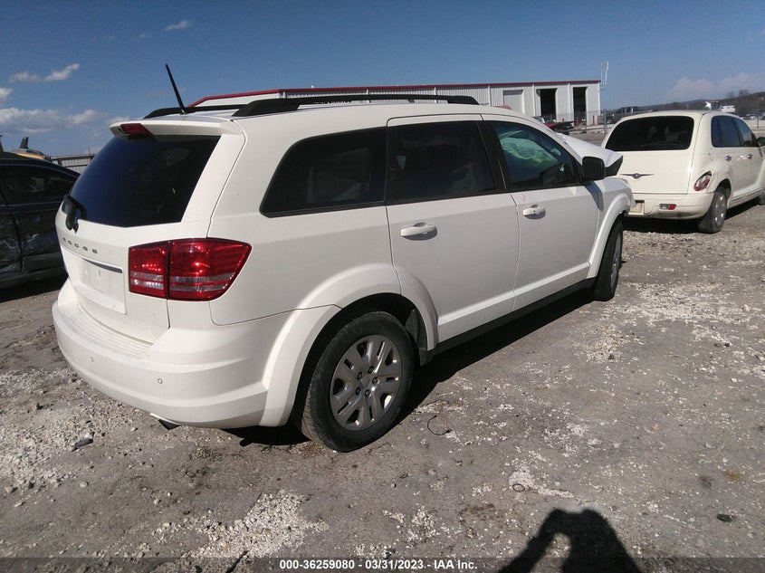 VIN 3C4PDCAB7LT180556 2020 DODGE JOURNEY SE VALUE