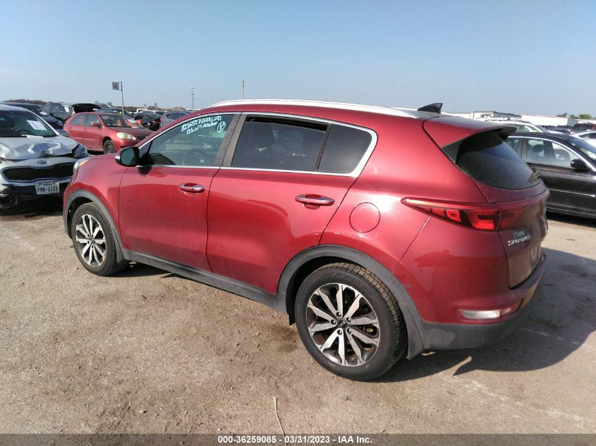 2017 KIA SPORTAGE EX - KNDPN3AC4H7192357