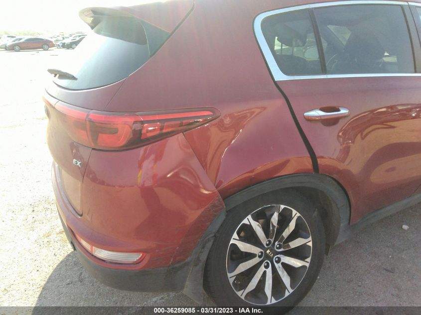 2017 KIA SPORTAGE EX - KNDPN3AC4H7192357