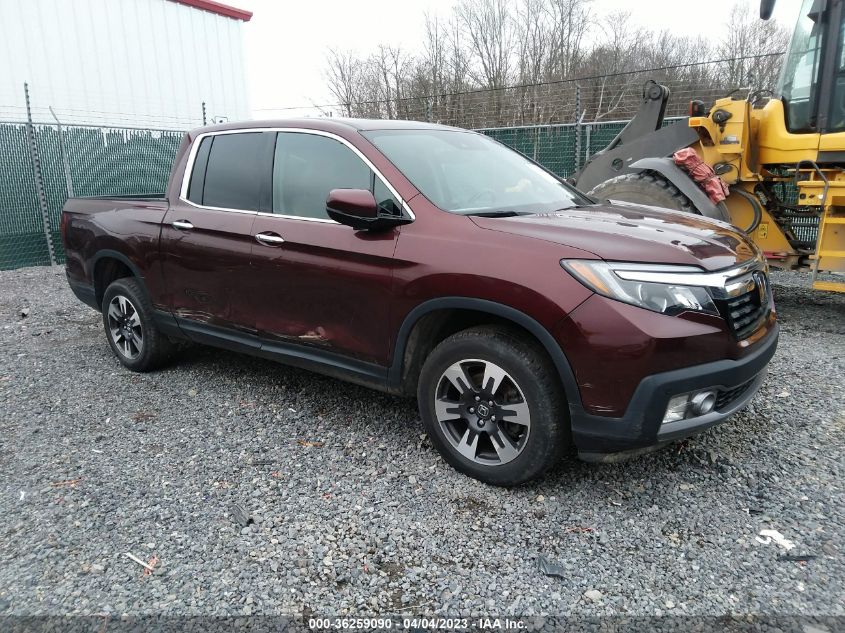 2019 HONDA RIDGELINE RTL-E - 5FPYK3F75KB032585