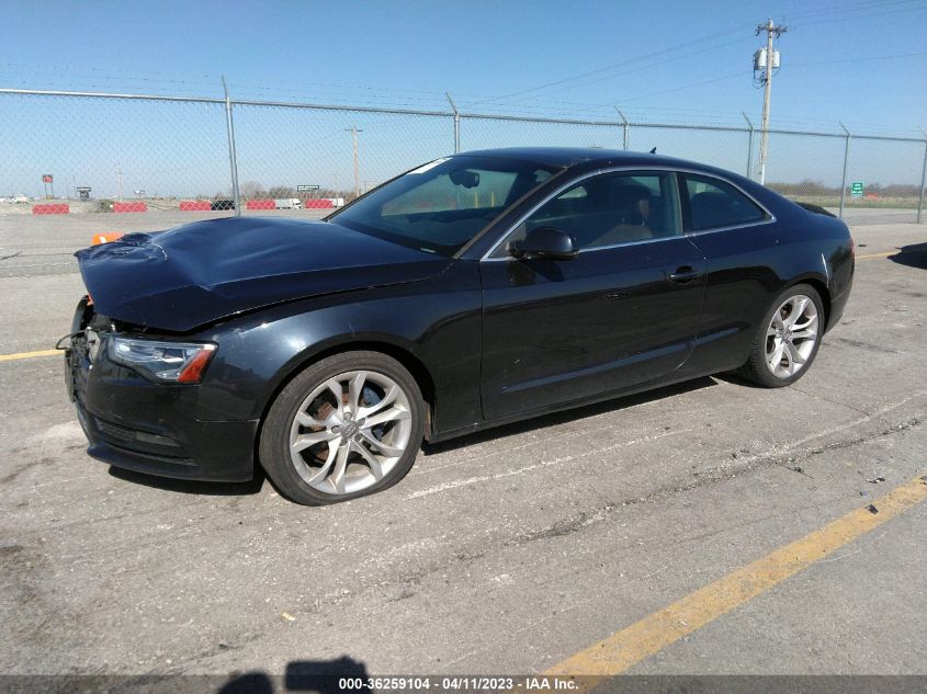 2013 AUDI A5 PREMIUM PLUS - WAULFAFR4DA024614