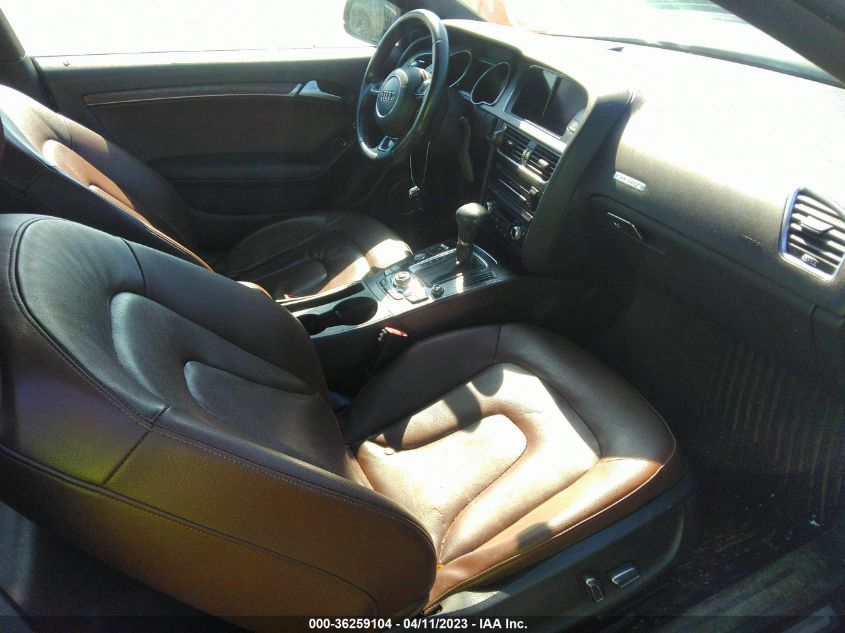 2013 AUDI A5 PREMIUM PLUS - WAULFAFR4DA024614