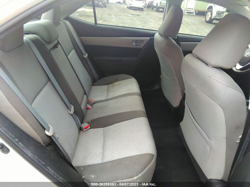 2017 TOYOTA COROLLA L/LE/XLE/SE - 5YFBURHE1HP587117