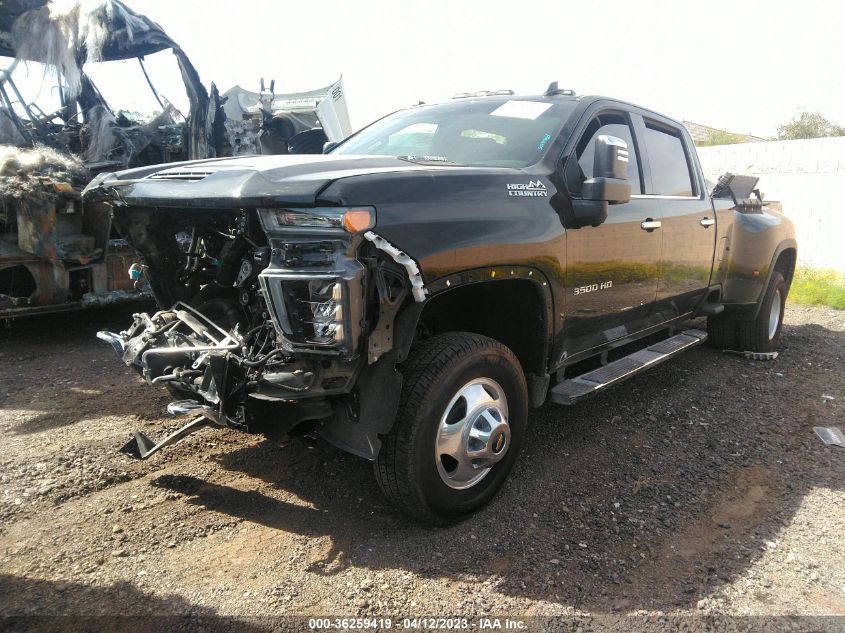 1GC4YVEY1NF330854 Chevrolet Silverado 3500hd HIGH COUNTRY 2