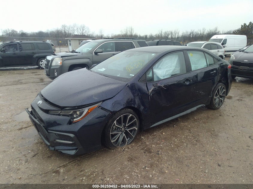VIN 5YFS4RCE2LP038204 2020 TOYOTA COROLLA SE/NIGHTSHADE