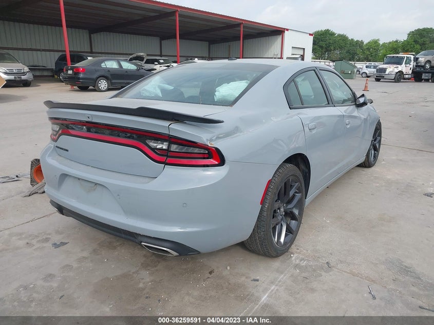 VIN 2C3CDXBG2NH129885 2022 DODGE CHARGER SXT