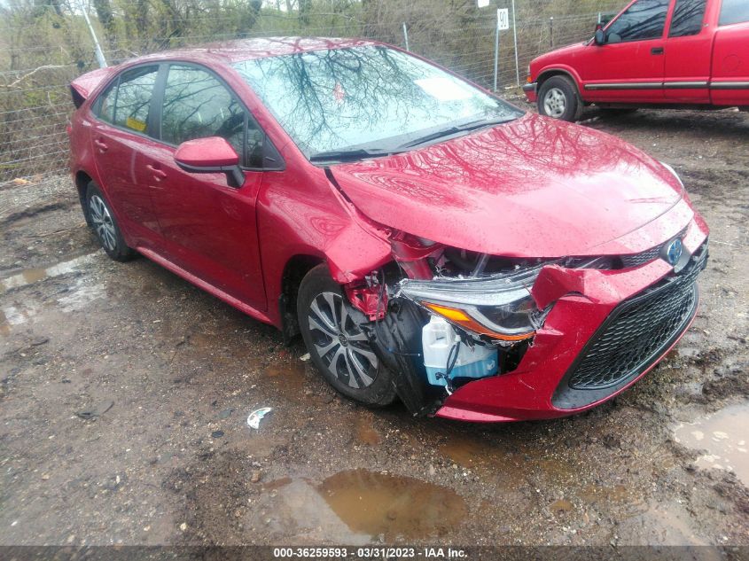 2022 TOYOTA COROLLA HYBRID LE - JTDEAMDE9NJ060019