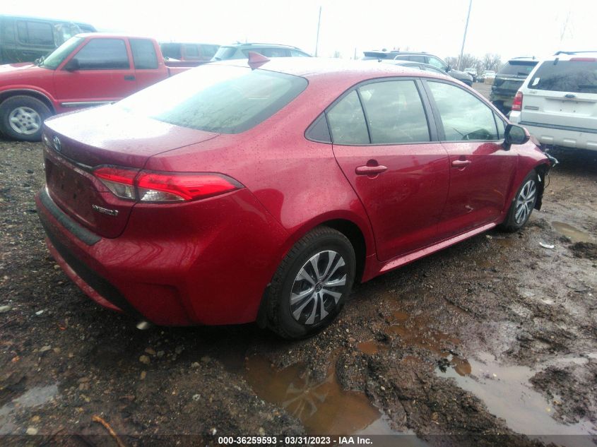 2022 TOYOTA COROLLA HYBRID LE - JTDEAMDE9NJ060019