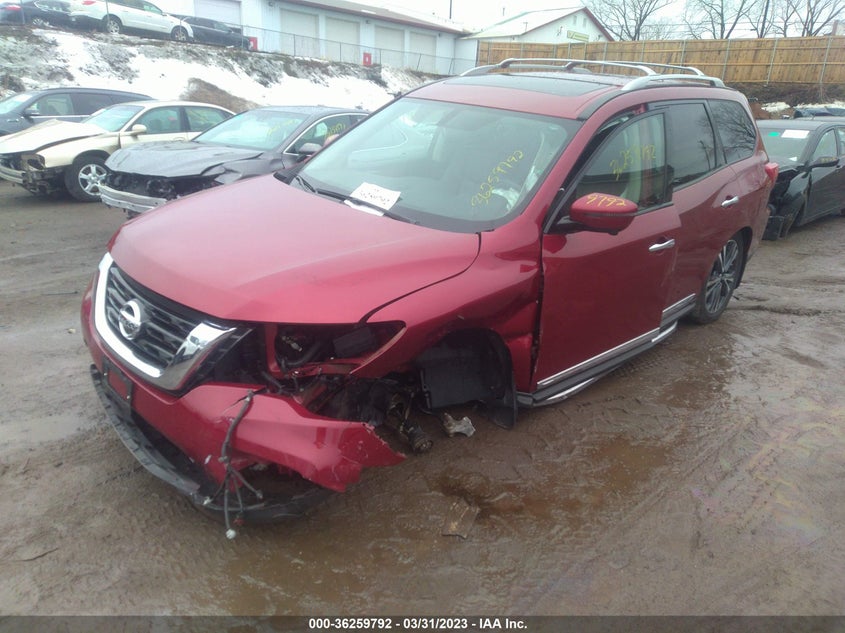 VIN 5N1DR2MMXJC655181 2018 NISSAN PATHFINDER PLATINUM