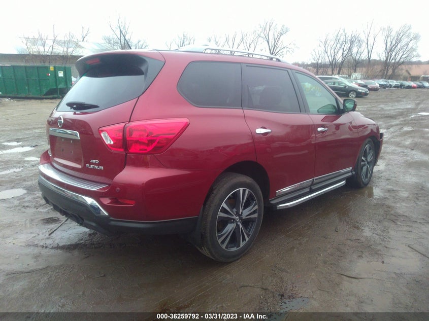 VIN 5N1DR2MMXJC655181 2018 NISSAN PATHFINDER PLATINUM