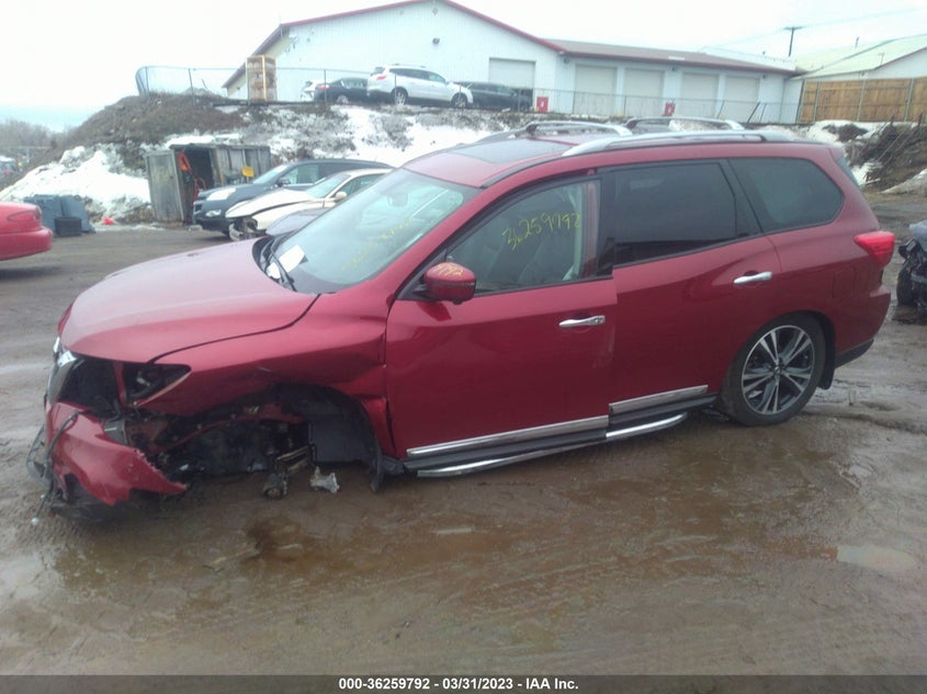 VIN 5N1DR2MMXJC655181 2018 NISSAN PATHFINDER PLATINUM