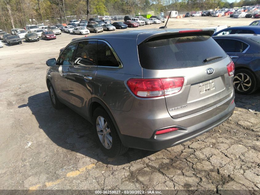 2017 KIA SORENTO L - 5XYPG4A38HG326435