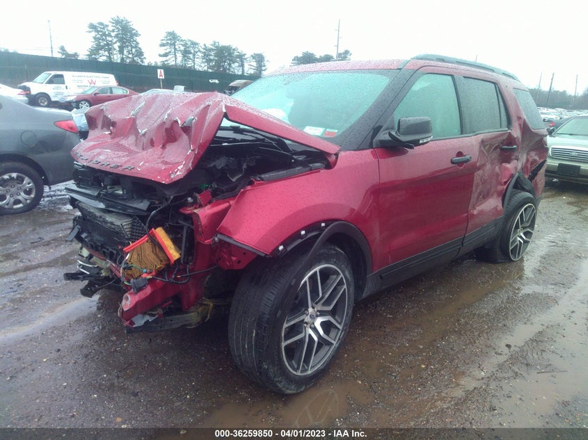 VIN 1FM5K8GT1HGD46880 2017 FORD EXPLORER SPORT